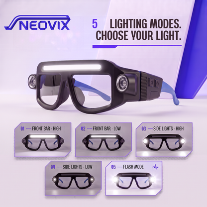 NEOVIX™ Hands-Free LED Glasses