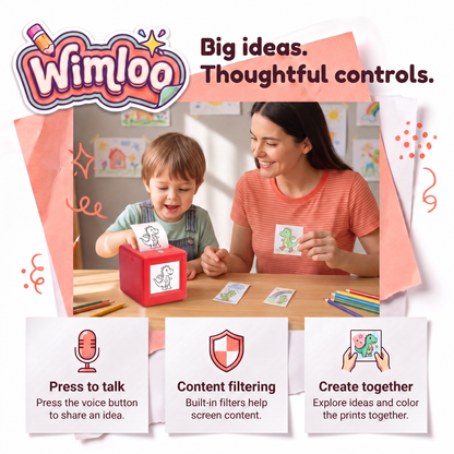 Wimloo™ AI Voice Sticker Printer